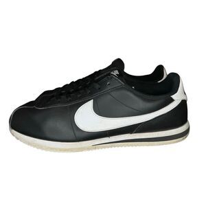 Nike Cortez Men’s Size 13 Black White Sneakers Lace Up Shoes DM4044-001